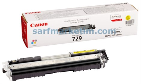 Canon 729 Orijinal Sarı Toner 1000 Baskı