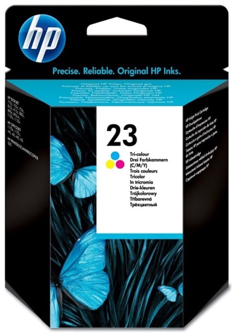 HP 23-C1823D 30ml Tri Color CMY Mürekkep Kartuş 620 Baskı