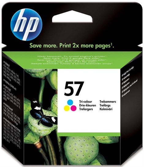 HP 57-C6657A 17ml Tri Color CMY Mürekkep Kartuş 500 Baskı