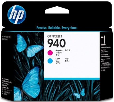 HP 940-C4901A Magenta Cyan Printhead Baskı Kafası